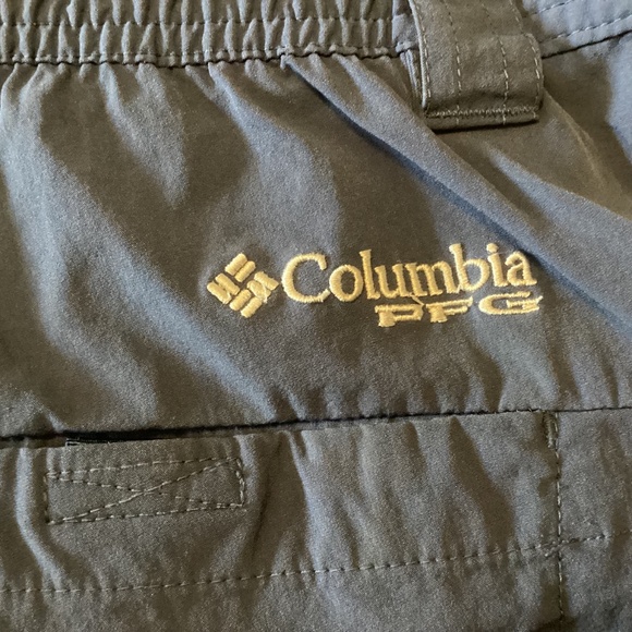 Men’s COLUMBIA PFG OMNI SHADE CARGO BLUE SHORTS SIZE LARGE - Picture 4 of 9